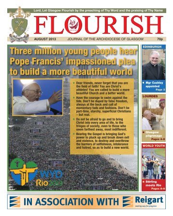 Flourish August 2013 - Archdiocese of Glasgow