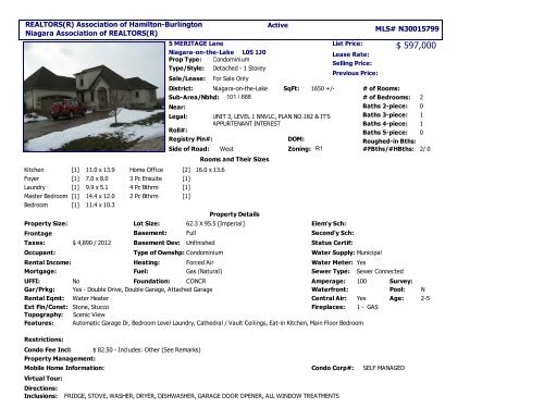 Mls Data Sheet