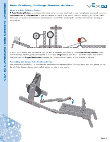 Student Handout - VEX Robotics