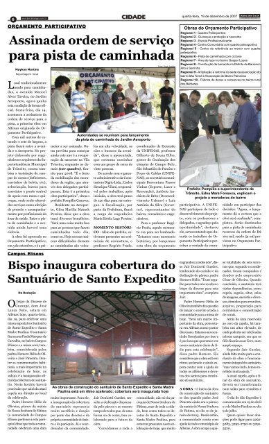 para pista de caminhada - Jornal dos Lagos