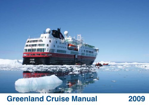 Greenland Cruise Manual 2009 - Blue Water Shipping