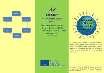 Pliant Comenius- Cum puteti obtine un proiect de ... - ANPCDEFP