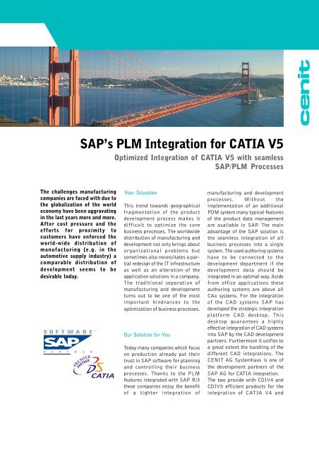 SAP's PLM Integration for CATIA V5