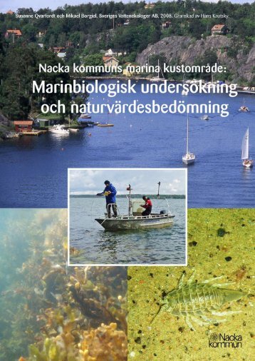 Nacka kommun: Marinbiologisk undersökning och ...