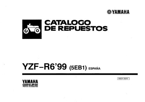 Page 1 @YAMAHA CATALOGO ~ DE REPUESTOS (5EB1 ...