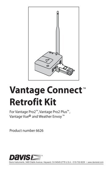 Vantage Connect Retrofit Kit (6626) - Davis Instruments Corp.