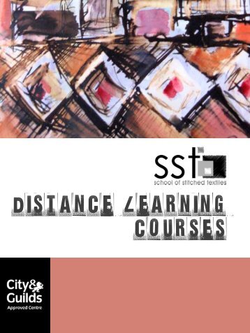Distance Learning Courses - School of Stitched Textiles