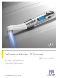 PenCure 2000 â High-power LED Curing Light - MORITA