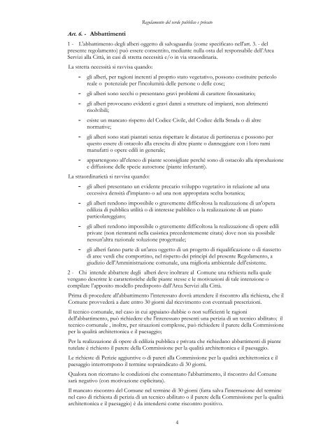 Reg.to Verde pubblico e privato - Comune di Savignano sul Panaro