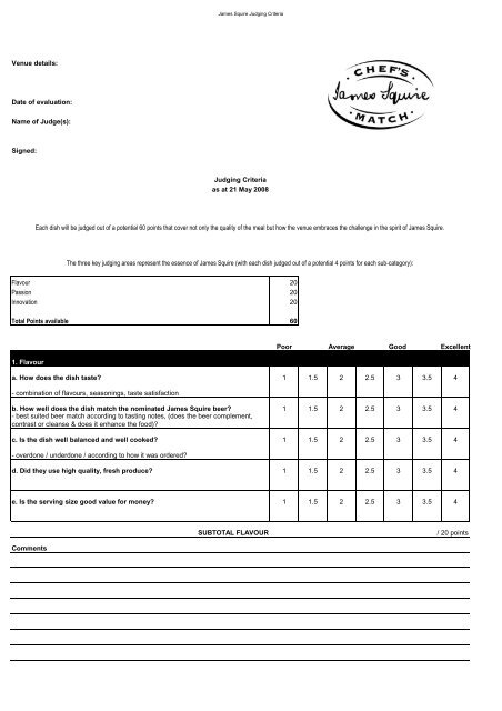 Judging Criteria V2