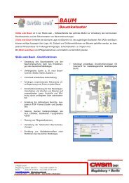 BAUM Baumkataster - CWSM Gmbh