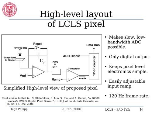 Pixel Array Detector for Single Particle Scattering - Gruner Group