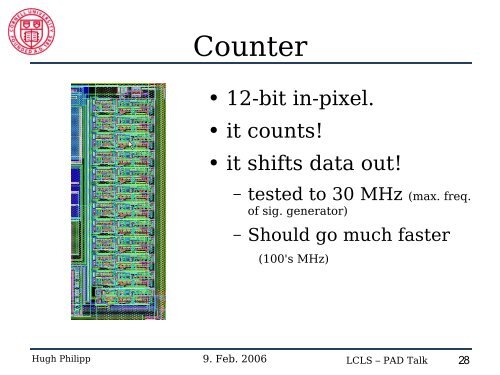 Pixel Array Detector for Single Particle Scattering - Gruner Group