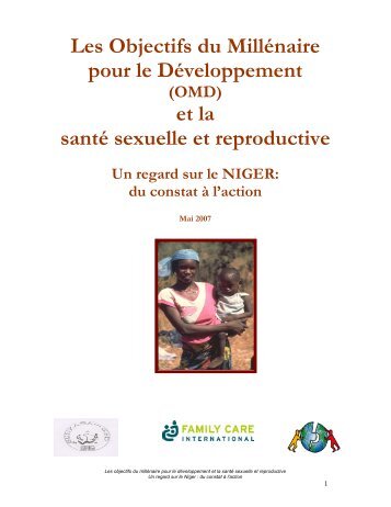 OMD et SSR un regard sur le Niger, du constat a l'action, 2007