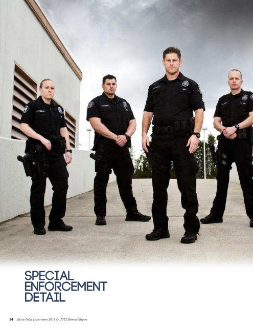 2011-12 Biennial Report - Tustin Police Department