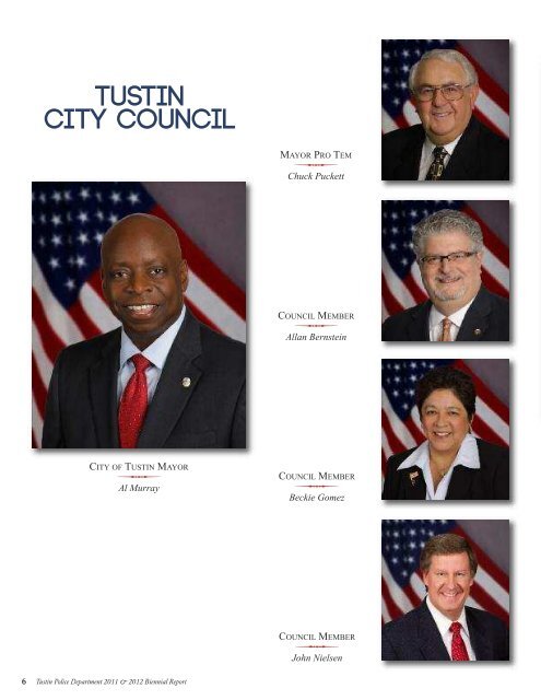 2011-12 Biennial Report - Tustin Police Department