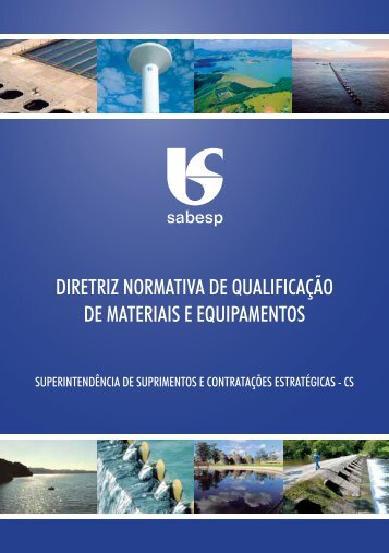 diretriz normativa de qualificaÃ§Ã£o de materiais e ... - Sabesp