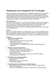 Vergaberecht und -management für IT-Anbieter v2 - Kanzlei Dr. Erben