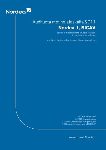 MetinÄ ataskaita - Nordea Bank Lietuva