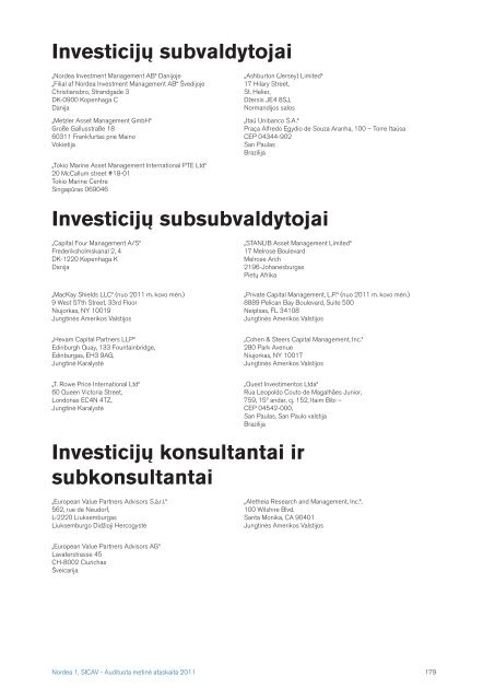 MetinÄ ataskaita - Nordea Bank Lietuva