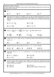 Matematika B - Fakulta Riadenia a Informatiky