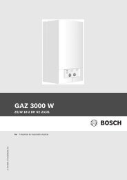 Therm 4000 OC (PDF 0.6 MB) - Bosch Termotechnika