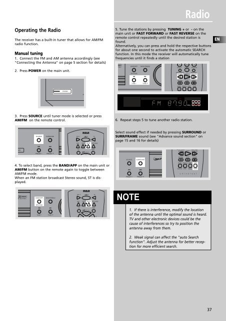 RTDVD1-EN receiver - Radio Shack