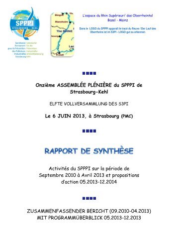 Rapport de synthèse (bilan et prospective) 6 juin ... - DREAL Alsace