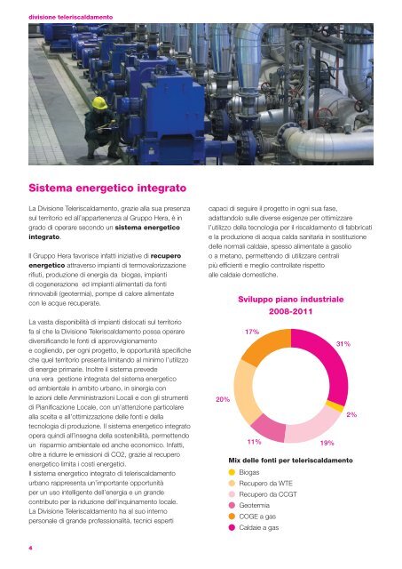 Brochure Teleriscaldamento - Il Gruppo Hera