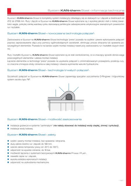 System KAN-therm Steel - informacja techniczna