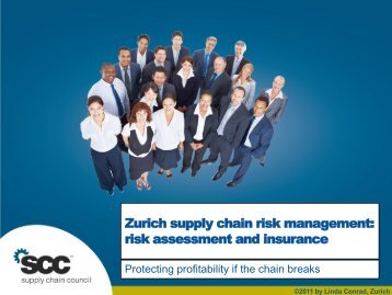 Zurich supply chain risk management: risk assessment and insurance