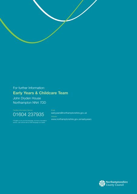 Listening to Young Children - Northamptonshire County Council