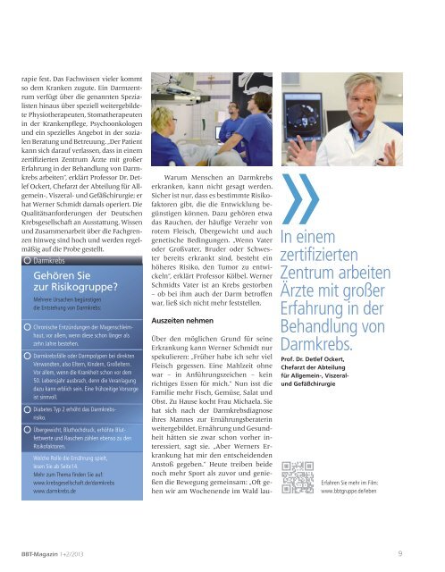 Ausgabe 1+2 / 2013 - Brüderkrankenhaus Trier