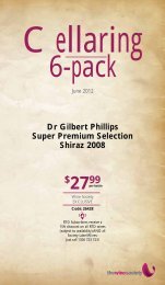 Cellaring Red 6-pack June 2012 - The Wine Society