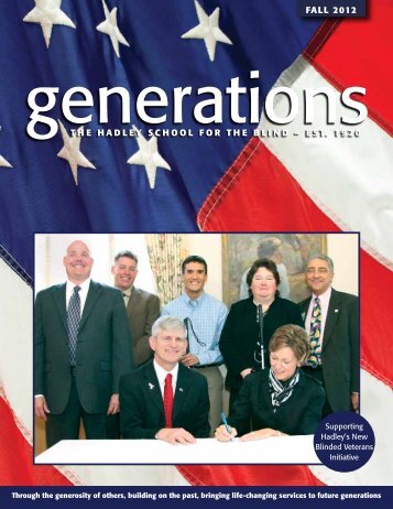 Generations Fall 2012 in PDF Format - The Hadley School for the ...