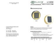 Kaba Mas LCLX, LCMX Montageanleitung - Tresore.eu