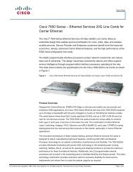 Cisco 7600 Series â Ethernet Services 20G Line Cards for Carrier ...