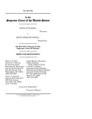 Brief of respondent for Florida v. Powell, 08-1175 - Oyez