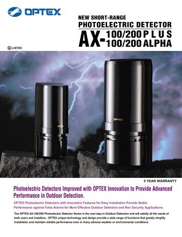 AX-100PLUS User Manual - SmartHomeUSA.com