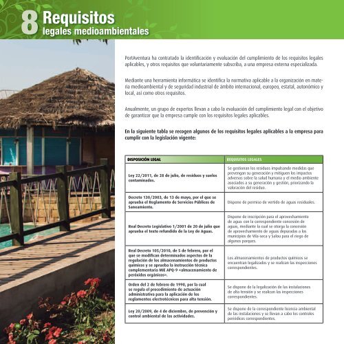 MEDIOAMBIENTAL - PortAventura