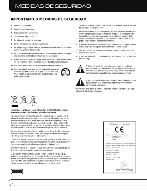 MUSIC SYSTEM MANUAL DEL PROPIETARIO - Harman Kardon