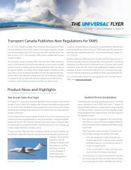 Transport Canada Publishes New Regulations for TAWS Product ...
