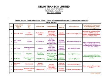 6 - Delhi Transco Limited