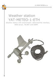 Weather station YAT-METEO-1-ETH - yatun