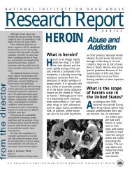 Heroin Abuse and Addiction Research Report - Center for Health ...