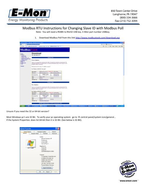 modbus poll free key