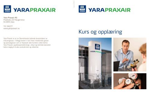 Kurs og opplÃ¦ring - Yara Praxair