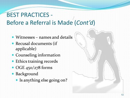 Breakout 43 IG and Ethics Counsel Changing Environments and ...