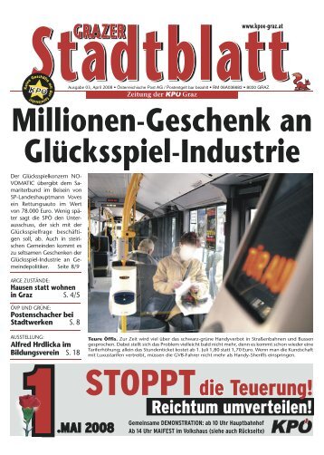 stadtblatt april 08.indd - KPÖ Graz