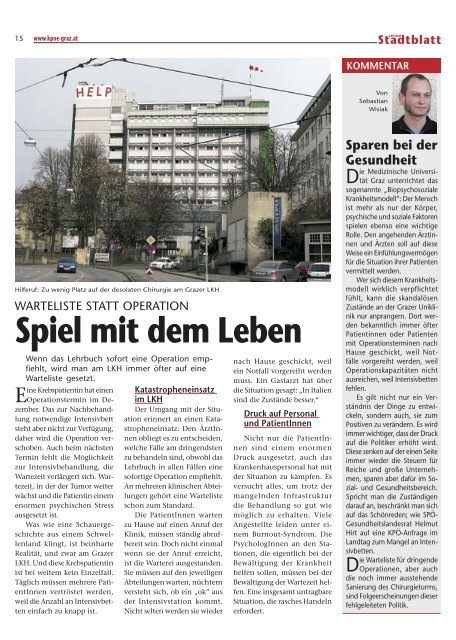 stadtblatt april 08.indd - KPÖ Graz